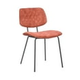 thumbnail image 3 of Porthos Home Taci Dining Chairs, Velvet Upholstery, Iron Legs (Set of 2), 3 of 7