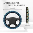 thumbnail image 2 of Kdxio Abstract Starry Sky Print Elastic Stretch Steering Wheel Cover,Auto Steering Wheel Cover,15 Inch Anti-Slip,Warm in Winter and Cool in Summer,Fit Suvs,Vans Cars,Trucks, 2 of 5