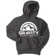 thumbnail image 1 of Sudadera sudadera con capucha para jóvenes Gravity Outdoor Co. - Logotipo blanco - Charcoal - Grande Gravity Outdoor Co. Chaqueta, 1 of 2