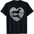 thumbnail image 1 of Camiseta de Dachshund para Mujer y Hombre - "Amo a Mi Dachshund" T-Shirt Divertida, Estilo Misfits, Unisex, Color Negro, 1 of 7