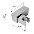 thumbnail image 2 of Nameeks Remer 339S Remer Wall Mounted Hand Shower Holder - Chrome, 2 of 2