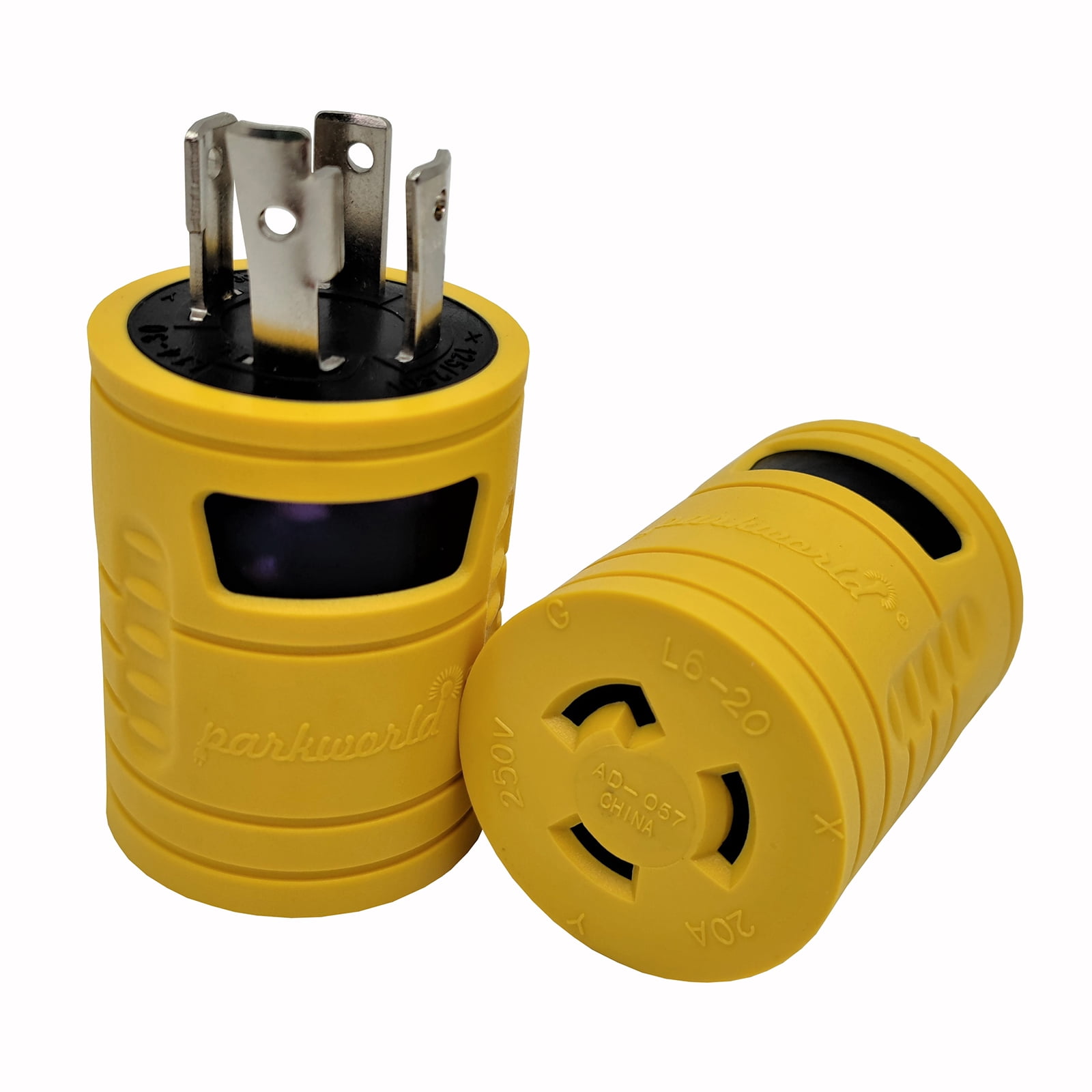 Parkworld 62909 30 AMP Generator Adapter 4Prong Locking L1430P Plug