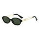 thumbnail image 1 of Gafas de sol ovaladas retro para hombre y mujer, montura redonda estrecha, 1 of 2