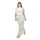 thumbnail image 3 of Pantalon palazzo a rayas Roman Fashion /Tallas Extras, 7164 (Pistache) verde claro 36, 3 of 6