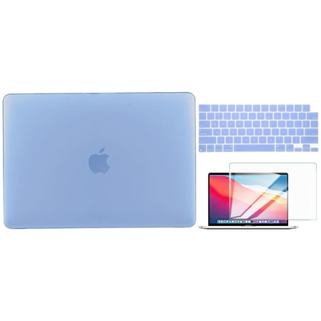 Techprotectus - Compatible with MacBook Pro 14 with M3/M2/M1 Pro/MAX case 21-2023 with Touch ID (Model: A2918 A2992 A2779 A2442) - Blue