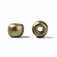 thumbnail image 5 of 1pound 6/0 Glass Seed Beads Baking Paint Round Hole Round Olive 4~5x3~5mm Hole: 1.2~1.5mm about 4500pcs/Pound Brown, 5 of 6