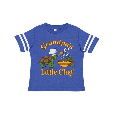 

Inktastic Grandpa s Little Chef with Cute Turtles Gift Toddler Boy or Toddler Girl T-Shirt