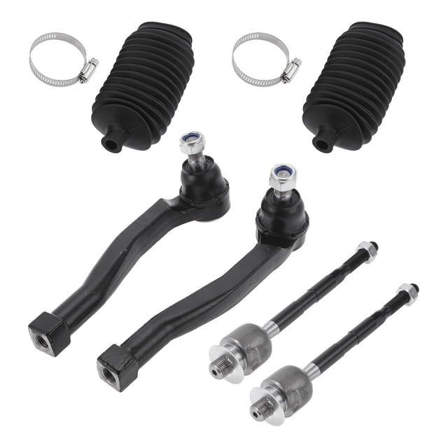 Unique Bargains 6 Pcs Kit de Suspensión Delantera con Extremos de Varilla de Dirección Interior y Exterior con Botas de Varilla de Dirección para Suzuki Swift+ 2004-2007