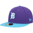 thumbnail image 3 of Men's New Era Purple Detroit Tigers Vice 59FIFTY Fitted Hat, 3 of 5