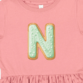 thumbnail image 4 of Inktastic Letter N Cookie Girls Toddler Dress, 4 of 5