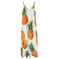 thumbnail image 4 of Lunarable Pineapple Design Sleeveless Dress Woman Fashion Long Dresses Women's Summer Suit Dress 2025, 4 of 7