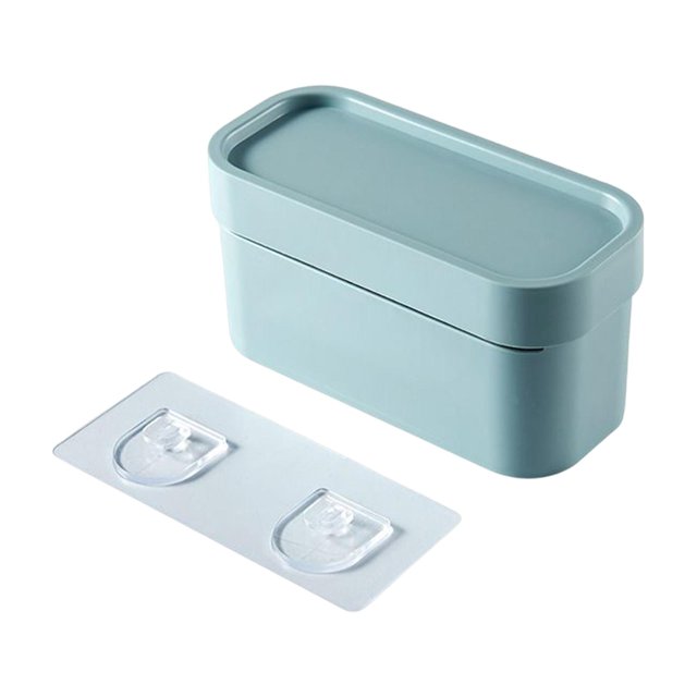 Caja de almacenamiento multiusos para bolsas de basura, organizador de cubos de cocina, soporte para bolsas de comestibles, soporte para bolsas de Azul Macarena titular de la basura