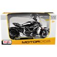 thumbnail image 3 of Ducati X Diavel S Black 1/12 Diecast Motorcycle Model by Maisto, 3 of 3