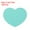 Sky blue, variant on 100PCS Heart Paper Cutouts 2.5 Inch Small Heart Shaped Tags for Valentine's Day Craft Bulletin Board, Dark Yellow