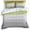 Green, variant on 3 Piece Navy Blue Gray Ombre Duvet Cover Set Queen Size, Microfiber Comforter/Quilt Cover with Corner Ties and 2 Pillowcases, Modern Gradient Abstract Art All Season Soft Bedding with Zipper Closure