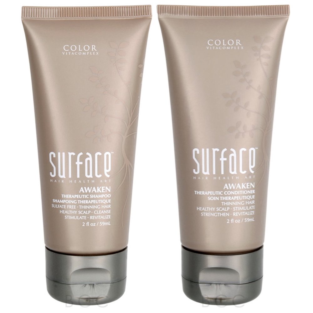 Surface Awaken Therapeutic Shampoo and Conditioner Travel Duo (2oz each