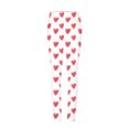 thumbnail image 4 of QUINDOS Valentine's Day Leggings for Women Full Length High Waist Heart Print Compression Yoga Pants, 4 of 4