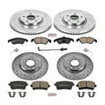 thumbnail image 3 of PowerStop Front and Rear Z23 Evolution Sport Carbon-Fiber Ceramic Brake Pad and Drilled & Slotted Rotor Kit Fits: AUDI Select Models K6134, 3 of 10