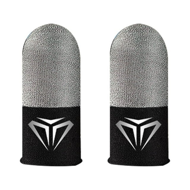 Manchon de Doigts en Fibre de Conducteur Artisanat Toucher Parfait Résilience Réfléchissante Protection des Mains 2 Paires