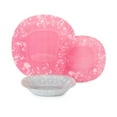 thumbnail image 5 of Jazzy Pink&Grey Dinnerware Set 18 Pieces for 6 Persons Kitchen Dinnerware Set for Home Dinner Plates Soup Bowl Dessert Plates, 5 of 5