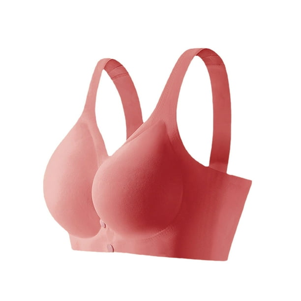 LWZWM Bras for Older Women Front Close Comfortable Breathable Front