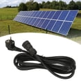 thumbnail image 3 of Cable de Extensión Solar, Cable de Alimentacia de AC EU 220V Probas de Polvo Suave 10 Pies Para Sistemas de Generación de Energía, 3 of 7