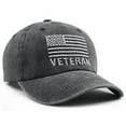 thumbnail image 4 of USA Flag Veteran Hat for Men Women, American Army Military Patriotic Hats, Funny Adjustable Embroidery Retired Baseball Cap, 4 of 7