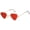 Black Red, variant on Retro Classic Trendy Stylish Sunglasses for Men Women ,100% UV Protection , Triangle Designer Style Blue