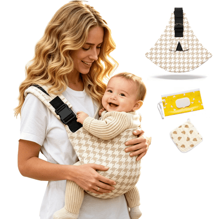 Baby Sling Carrier Adjustable Baby Sling -Toddler Sling Comfortable Baby Wrap Carriers Ergonomic-Designed, Travel Friendly Carrying 10-45 Lbs