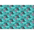thumbnail image 1 of Ahgly Company Machine Washable Indoor Rectangle Transitional Bright Turquoise Blue Area Rugs, 8' x 12', 1 of 7