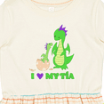thumbnail image 4 of Inktastic I Love My Tía Girls Toddler Dress, 4 of 5