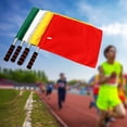 chidian-4pcs-track-and-field-events-referee-flag-match-stainless-steel