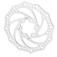 thumbnail image 1 of Mountain Bike Disc Brake Rotor Steel High Strength 6 Hole Replacement Parts for Mountain Road Bike Accessories, 1 of 7