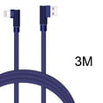 thumbnail image 2 of Maoww Double Elbow USB Cable 2A Sync Data Nylon Woven TPE High Speed Charging Cable for Android/IOS/Type-C, 2 of 7