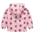 thumbnail image 3 of GYRATEDREAM Kids Toddler Girls Cartoon Spring Fall Outerwear Windbreaker Zipper Hooded Lightweight Jackets Coat, 3 of 9