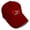 Burgundy, variant on Baseball Caps for Men & Women Embroidered Ping Pong Sports B Ladies & Men Baseball Hats Acrylic White Design Only