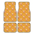 thumbnail image 1 of Fotbe Cute Popcorn Juego de 4 Tapetes para Auto con Estampado – Alfombrillas de Goma Reforzada, Diseño Antideslizante, Protección para Todo el Año – Vehículos, Autos, Camionetas y SUVs, 1 of 7