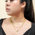 thumbnail image 4 of Collares JeenMata Paquete de Regalo 3 Cadenas Corazón Piedra, 4 of 6