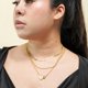 thumbnail image 4 of Collares JeenMata Paquete de Regalo 3 Cadenas Corazón Piedra, 4 of 6