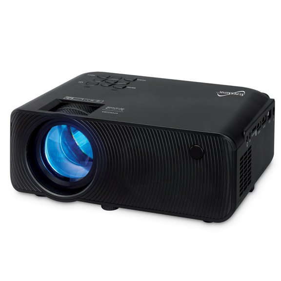 Proyector Supersonic Blanco Bluetooth de Cine en Casa Lumina Cristalina 7000 1080P inalámbrico para