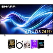 Sharp 75" AQUOS QLED 4K Xumo Smart TV Bundle with HDMI & CPS Plan