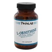 Twinlab L-Ornithine Capsules, 100 Ct