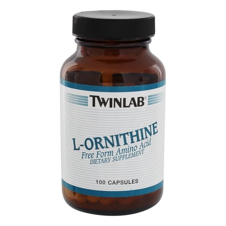 Twinlab L-Ornithine Capsules, 100 Ct