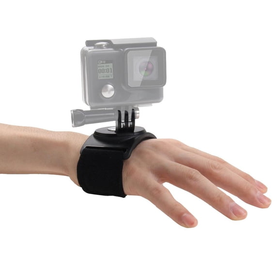 QKOO 3 in 1 Hand Wrist Arm Leg Straps 360-degree Rotation Mount for GoPro, Insta360, DJI and