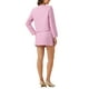 thumbnail image 3 of Conjunto de Blazer de Tweed INSPIRE CHIC para Mujeres, Elegante, 2 Piezas, Blazer y Falda, Color Rosa, 3 of 6