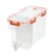 thumbnail image 2 of Hervidor de agua fría con grifo, jarra de agua sellada de gran capacidad, dispensador de bebidas heladas 6L, 2 of 9