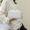 thumbnail image 1 of Fashion Satchels Bag Solid Color Sling Shoulder Purse Square for Shopping Travel, 1 of 6