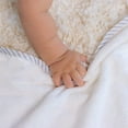 thumbnail image 4 of Comfy Cubs Organic Bamboo Burp Cloths, 4 Pack Large 20” by 10”, Baby Washcloths Extra Absorbent and Soft Burping Cloth Towel Wash Cloth Girl Boy (White, Pack of 4), 4 of 5