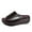 Brown, variant on NOKIO Orthopedic Sandals 2024 Summer Comfortable Leather Wedges Slides Dressy Platform Heel Arch Support Slip Sandals Womens Casual Shoes Breathable Wedges Thick Soled Outdoor Leisure Slippers