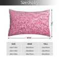 thumbnail image 2 of KLL Pink Glitter Pillow Covers Envelope Closure,Super Soft and Cozy Fuzzy Fleece Pillow Case Cover 20"x30", 2 of 5